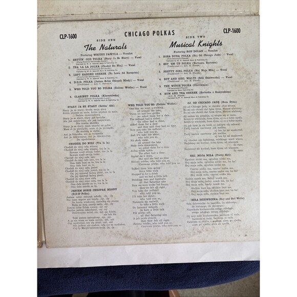 7 Vintage 50s 60s Polish & Ukrainian Polka 33 1/3 Hi-Fidelity Long Play Albums - Picture 10 of 16